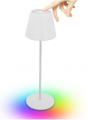 VEL-TL1909 LAMPADA JOSEPHINE RGB RICARIC. BIANCA