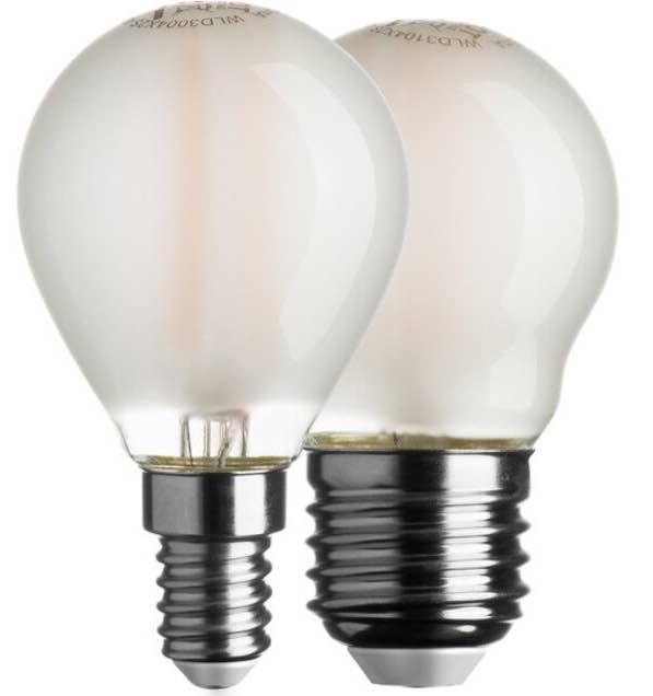 LAMPADA FILAM. LED SFERA SATIN. E14 2,5W 2700K WLD3002X2S