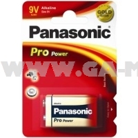 PANASONIC 6LR61 PRO POWER PILE TRANSISTOR ALCAL. BL/PZ.1