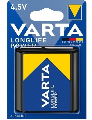 VARTA LONGLIFE POWER 4,5V ALCALINA BL/PZ.1