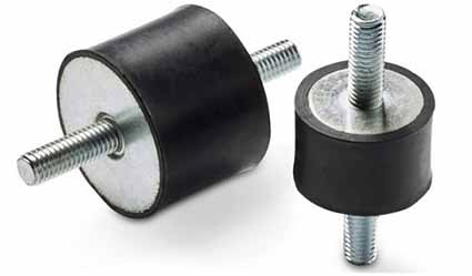 ANTIVIBRANTE CILINDR. M+M  50X30 M10X28 60SH