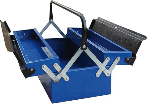 CASSETTA P/UTENSILI 3 SCOMPARTI CM 45X21X15H