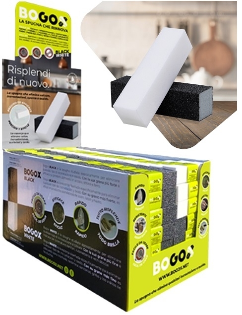 BOGOX SPUGNA BRILLATUTTO BIANCA  PZ.24