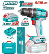 TOTAL TIDLI20968E TRAPANO AVVIT.PERCUSS. 20V 96Nm 2B-4Ah