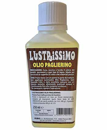 LUSTRISSIMO OLIO PAGLIERINO 250ml ESPO/PZ.12