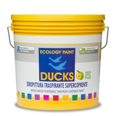 DUCKS ECOLOGY PITTURA TRASPIR. INTERNI   5,0 L MELA