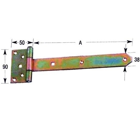 CERNIERA A BANDELLA A.740 MM.200  AC.TROP.