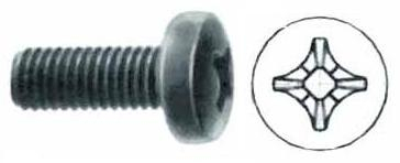 VITI A METALLO TC PH M4 X60 ZN DIN7985 UNI7687