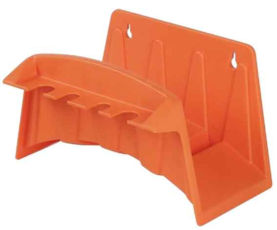 PORTATUBO MURALE PLASTICA ARANCIO ART.110