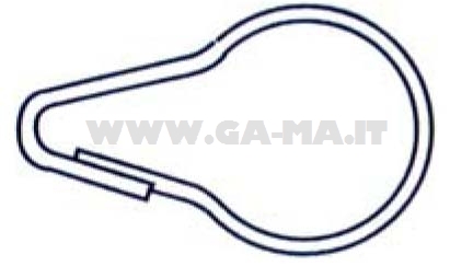 ANELLI X TENDE DOCCIA MM.58 AC.NICH. A.209/1