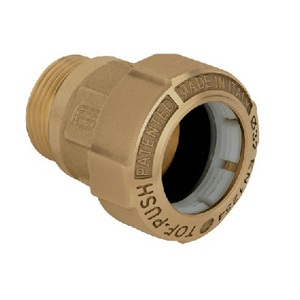 RACCORDO OTTONE PER TUBO POLIT  M  25X3/4