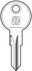 CHIAVI ABUS AB41R  OTTONE