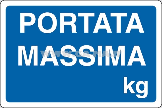 CARTELLI ALLUM. 30X20 PORTATA MAX KG. __