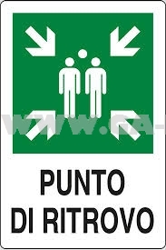 CARTELLI ALLUM. 30X20 PUNTO DI RITROVO