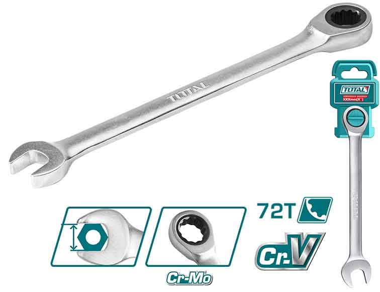 TOTAL TCSPAR211 CHIAVE COMBIN. CRICC. 21 mm