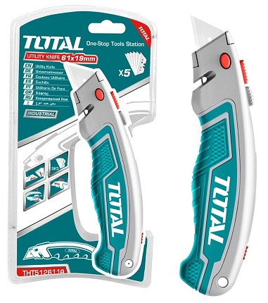 TOTAL THT5126128 CUTTER LAMA RETRATT. 6 LAME